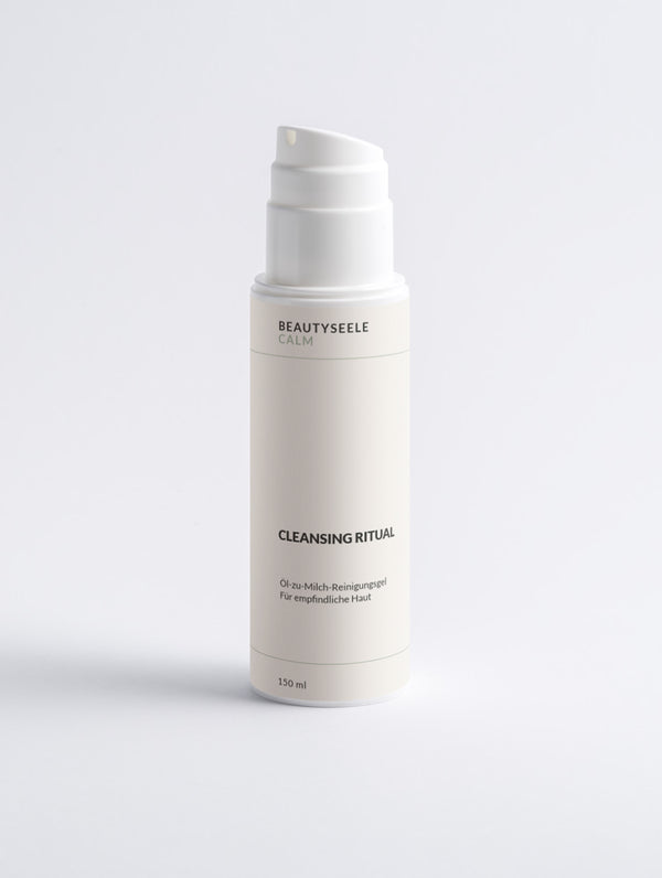 BeautySeele CALM Öl-zu-Milch-Reinigungsgel für empfindliche Haut, 150 ml
