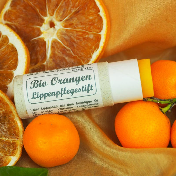 Lippenbalm Bio Orange 12ml  |  Neues Format  | +80% mehr Inhalt