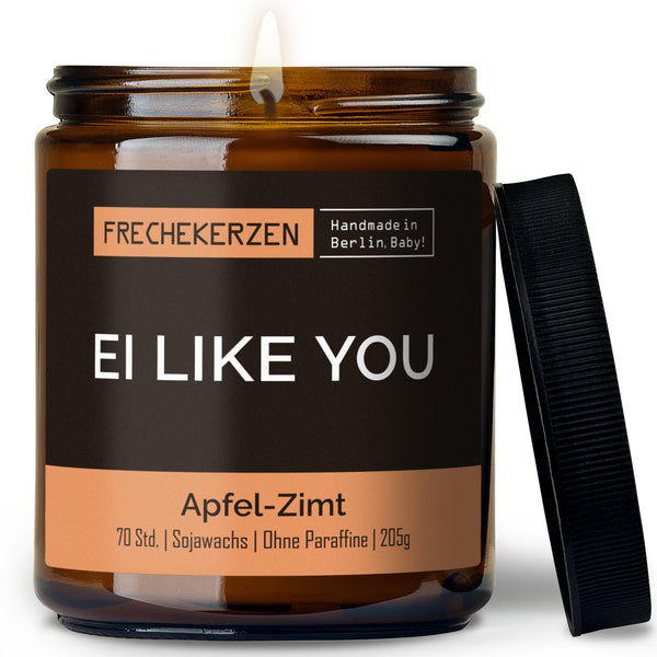 Duftkerze mit Spruch | ei like you