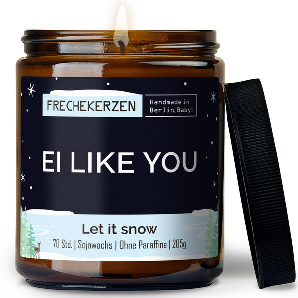 Duftkerze mit Spruch | ei like you