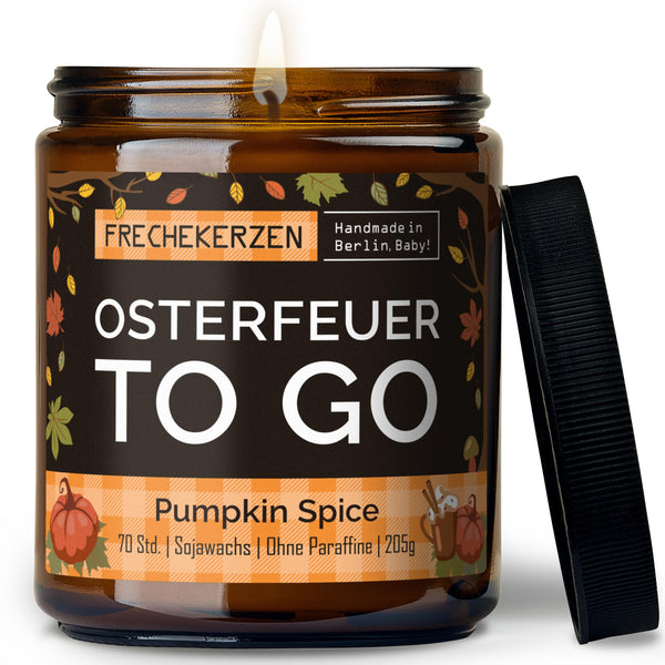 Kerze mit Spruch | osterfeuer to go