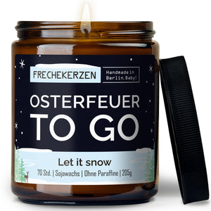 Kerze mit Spruch | osterfeuer to go