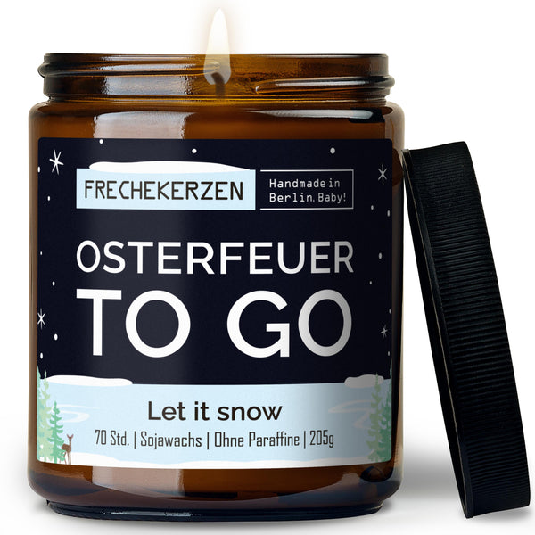 Kerze mit Spruch | osterfeuer to go