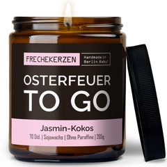 Kerze mit Spruch | osterfeuer to go