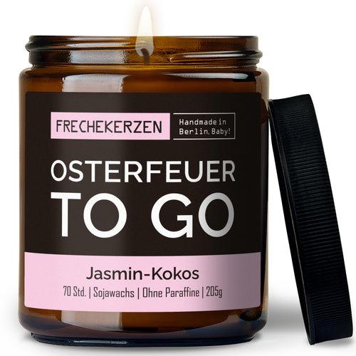 Kerze mit Spruch | osterfeuer to go