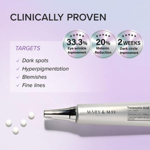 Mary & May Tranexamic Acid + Glutathion Eye Cream 30ml