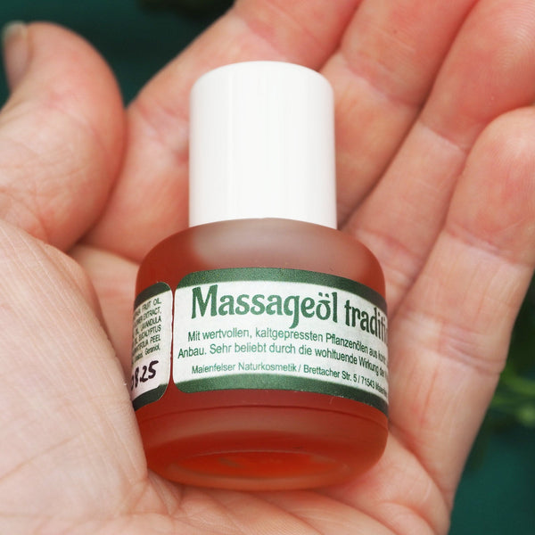 Traditionelles Massageöl