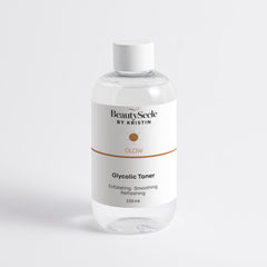 BEAUTYSEELE GLOW Glycolic Toner – flüssiger Peeling-Toner mit 5 % Glykolsäure für ein glatter wirkendes Hautbild, 250 ml