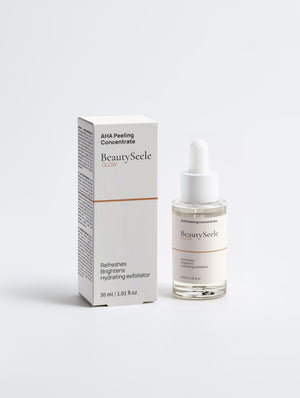 BEAUTYSEELE GLOW AHA Peel Concentrate – 10% Milchsäure Peeling für einen strahlend wirkenden Teint, 30 ml