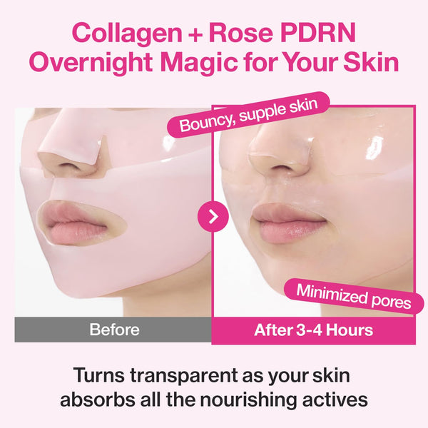 Numbuzin No.2 Rose PDRN Overnight Collagen Mask Set