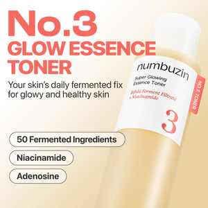 Numbuzin No.3 Super Glowing Essence Toner 200ml