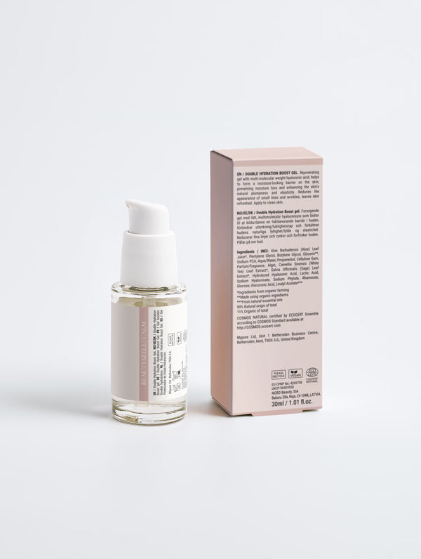 BEAUTYSEELE CALM CALM Hydra Boost Gel + HA mit Hyaluronsäure – leichte Feuchtigkeitspflege, 30 ml