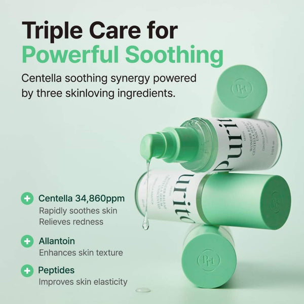 Purito Seoul Glow Duo – Centella Serum 60 ml & Mighty Bamboo Panthenol Cream 100 ml