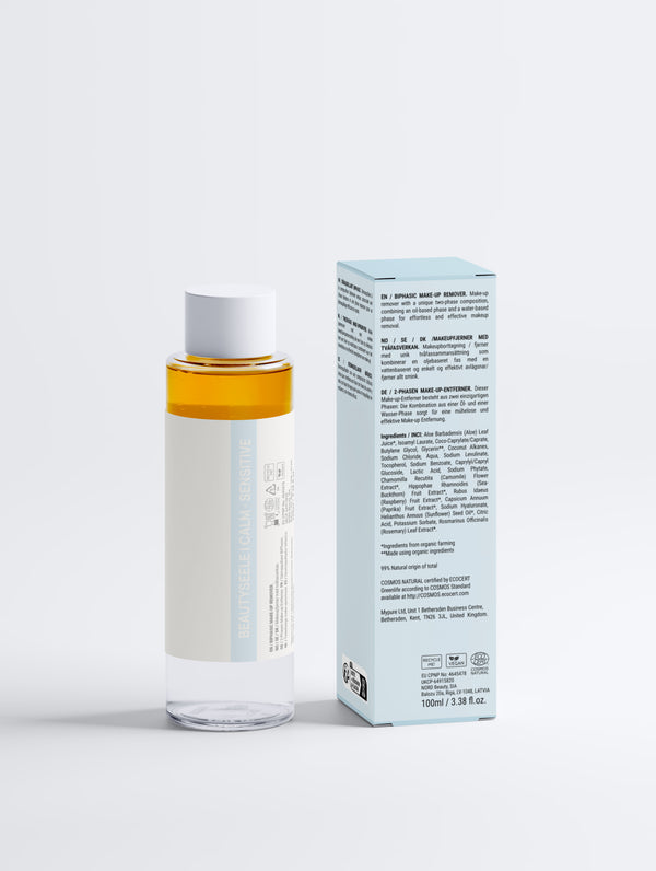 BEAUTYSEELE CALM SENSITIVE Bi-Phase Remover – parfümfreier Make-up-Entferner für Augen & Lippen, 100 ml