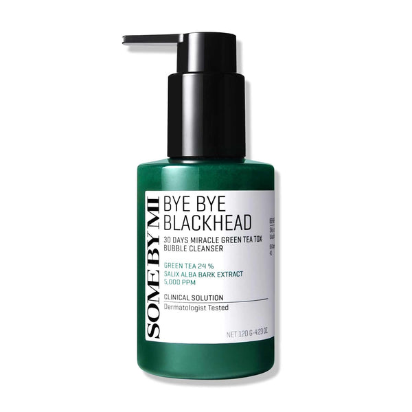 Some By Mi Bye Bye Blackhead 30 days Miracle Green Tea Tox Bubble Cleanser 120 ml
