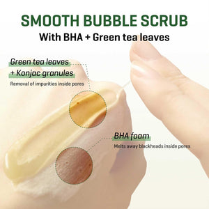 Some By Mi Bye Bye Blackhead 30 days Miracle Green Tea Tox Bubble Cleanser 120 ml