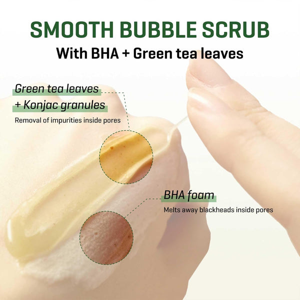 Some By Mi Bye Bye Blackhead 30 days Miracle Green Tea Tox Bubble Cleanser 120 ml