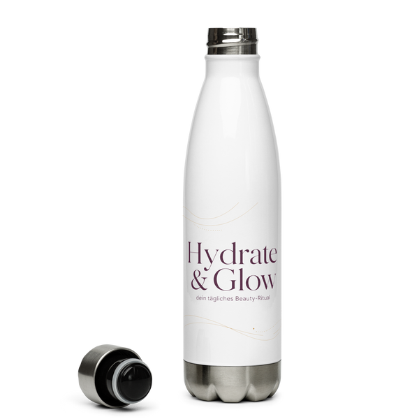 Hydrate & Glow – Edelstahl Trinkflasche von BeautySeele