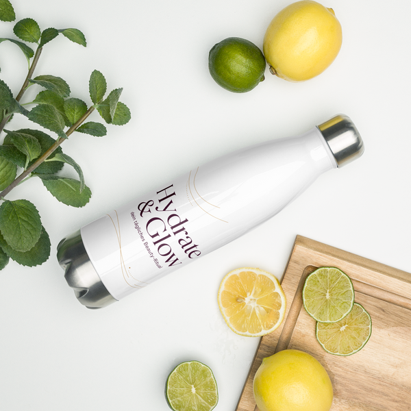 Hydrate & Glow – Edelstahl Trinkflasche von BeautySeele