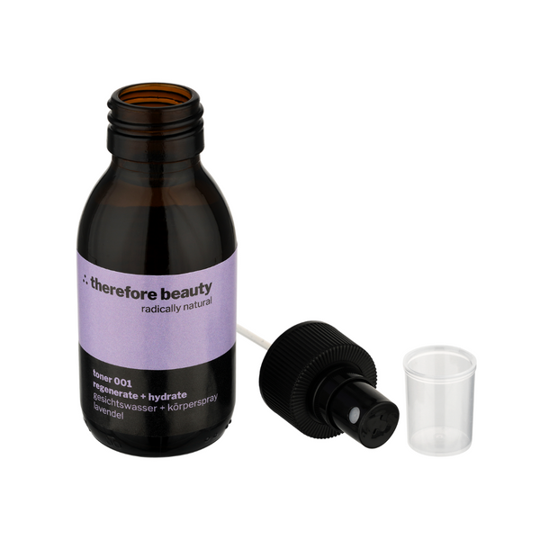 toner 001 —  Hydratisierung und Beruhigung für Haut + Haar nach der Reinigung