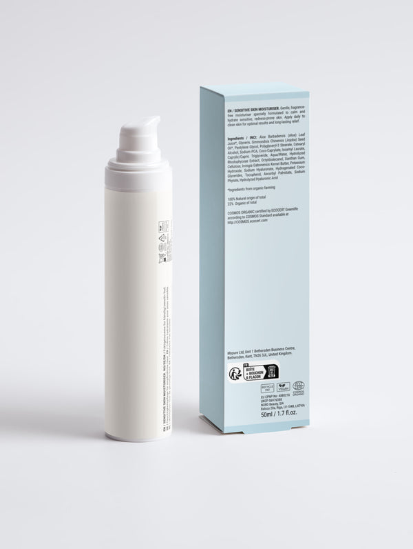 BeautySeele CALM Sensitive parfümfreie Feuchtigkeitscreme für empfindliche Haut, 50 ml