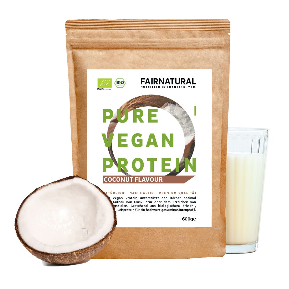 Bio Veganes Proteinpulver Kokos ohne Soja